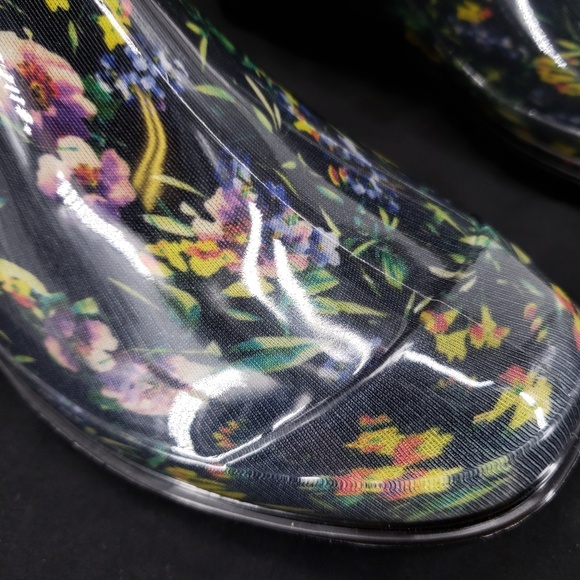 Rainboots Nicole Miller Rainyday Magda Waterproof Boots Last Pair Size 6 - Picture 5 of 8